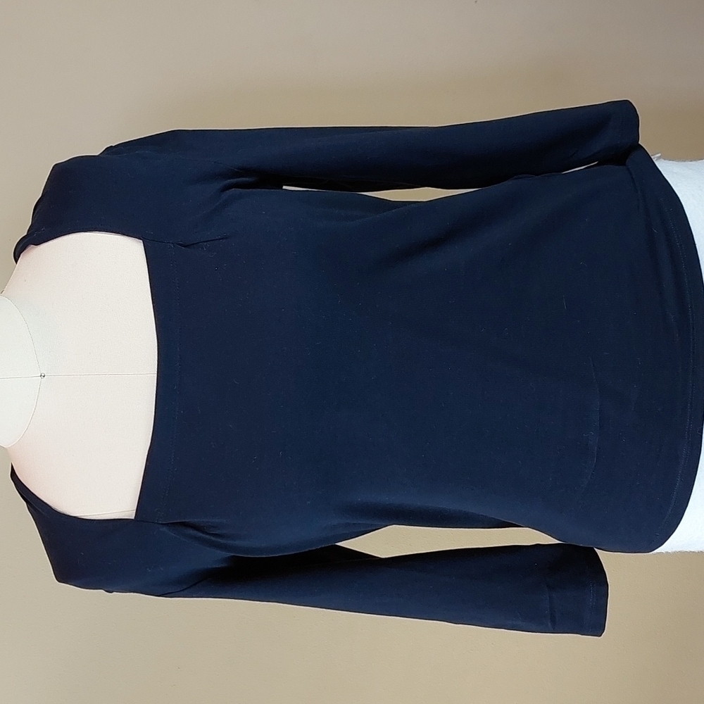 𝅺JONES New York dark blue 3/4 sleeve shirt